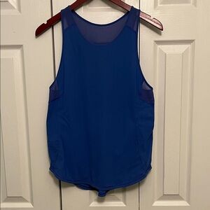 Lululemon Athletica Royal Blue Mesh Tank